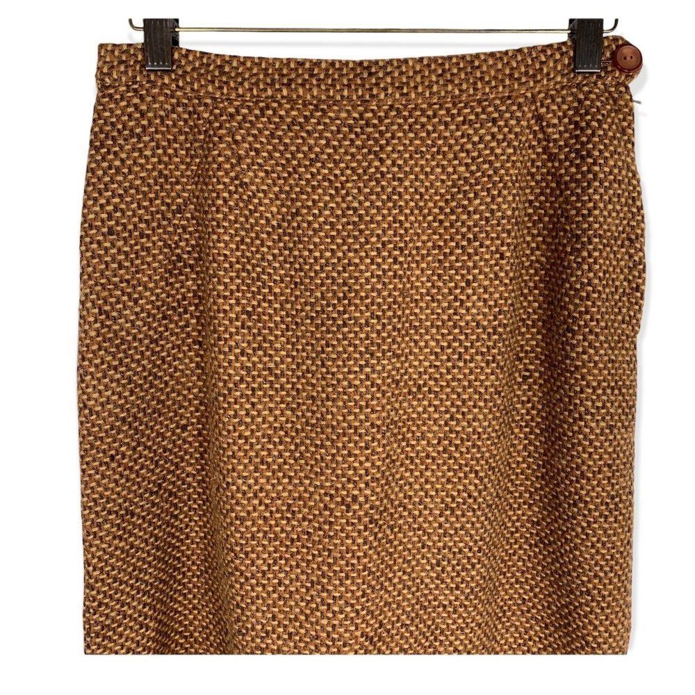 Vintage 50s Jantzen Tweed Below Knee Pencil Skirt Medium - Picture 2 of 11